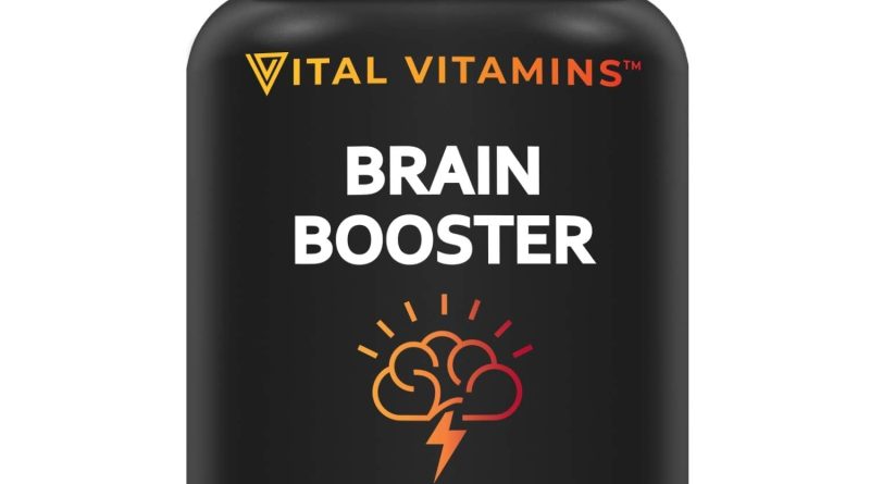 Vital Vitamins Brain Supplements for Memory and Focus – Nootropic Brain Support – Memory, Clarity, Focus, Energy – Vitamin B12, Gingko Biloba, DMAE