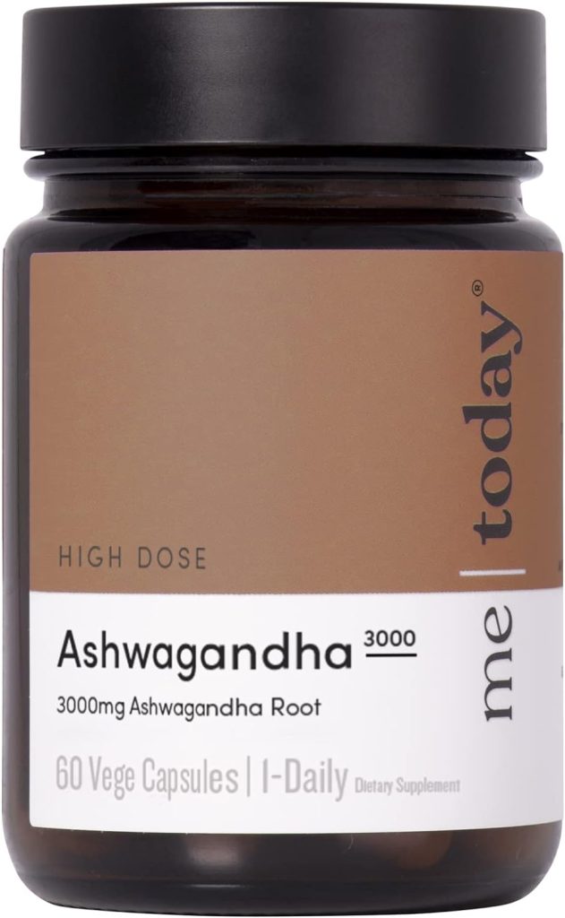 – Ashwagandha 3000, High Strength, Stress Relief, Support Mental Function, Adaptogen, Vegetarian, 60 Capsules