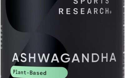 Sports Research® Ashwagandha Softgels with Coconut MCT Oil – Natural Ayurvedic Adaptogen Made with Shoden® Ashwa for Relaxation, Calm & Sleep Support – Gluten Free & Vegan Friendly – 120 Count