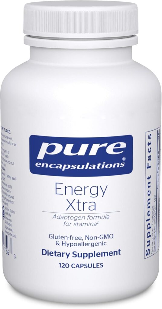 Pure Encapsulations Energy Xtra | Adaptogen Formula for Stamina* | 120 Capsules